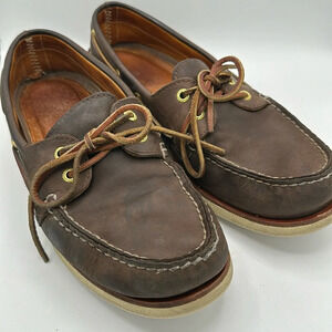 Sperry Top-Sider men’s chocolate brown boat shoes, size 10M